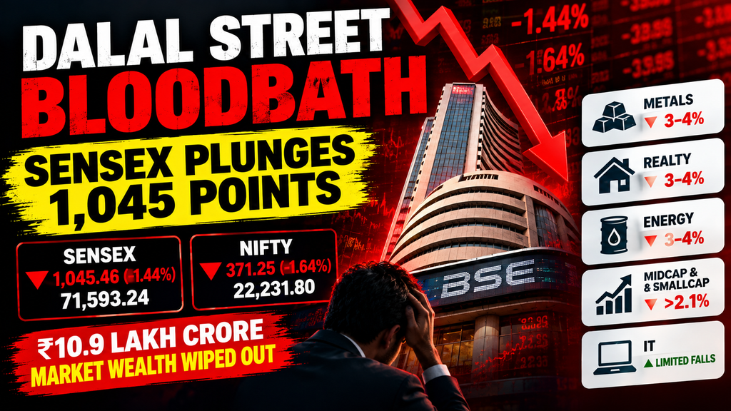 Nifty Falls Below 22,250: Is a Bigger Market Correction Emerging?