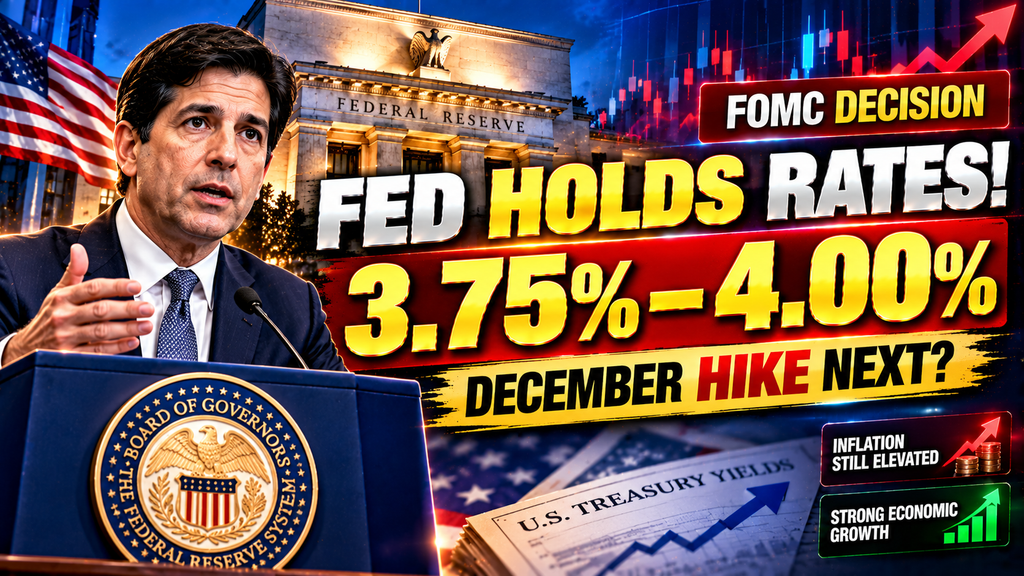 Fed FOMC Meeting: Kevin Warsh Holds Rates Steady as Inflation Complicates December Outlook