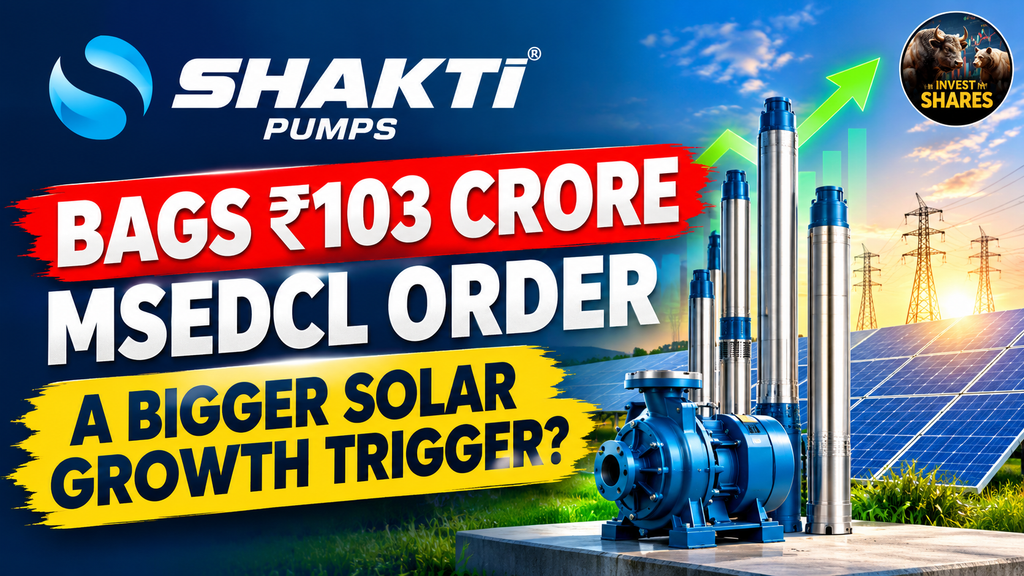 Shakti Pumps Wins ₹103 Crore Solar Pump Order, What Investors Should Watch?