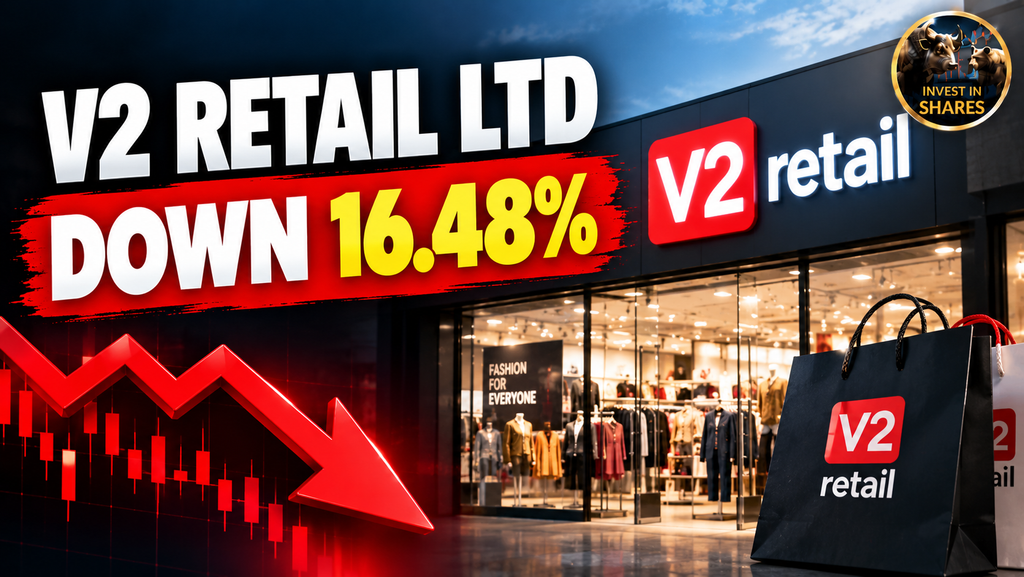 Why Did V2 Retail Stock Fall 16.48% in a Single Session?